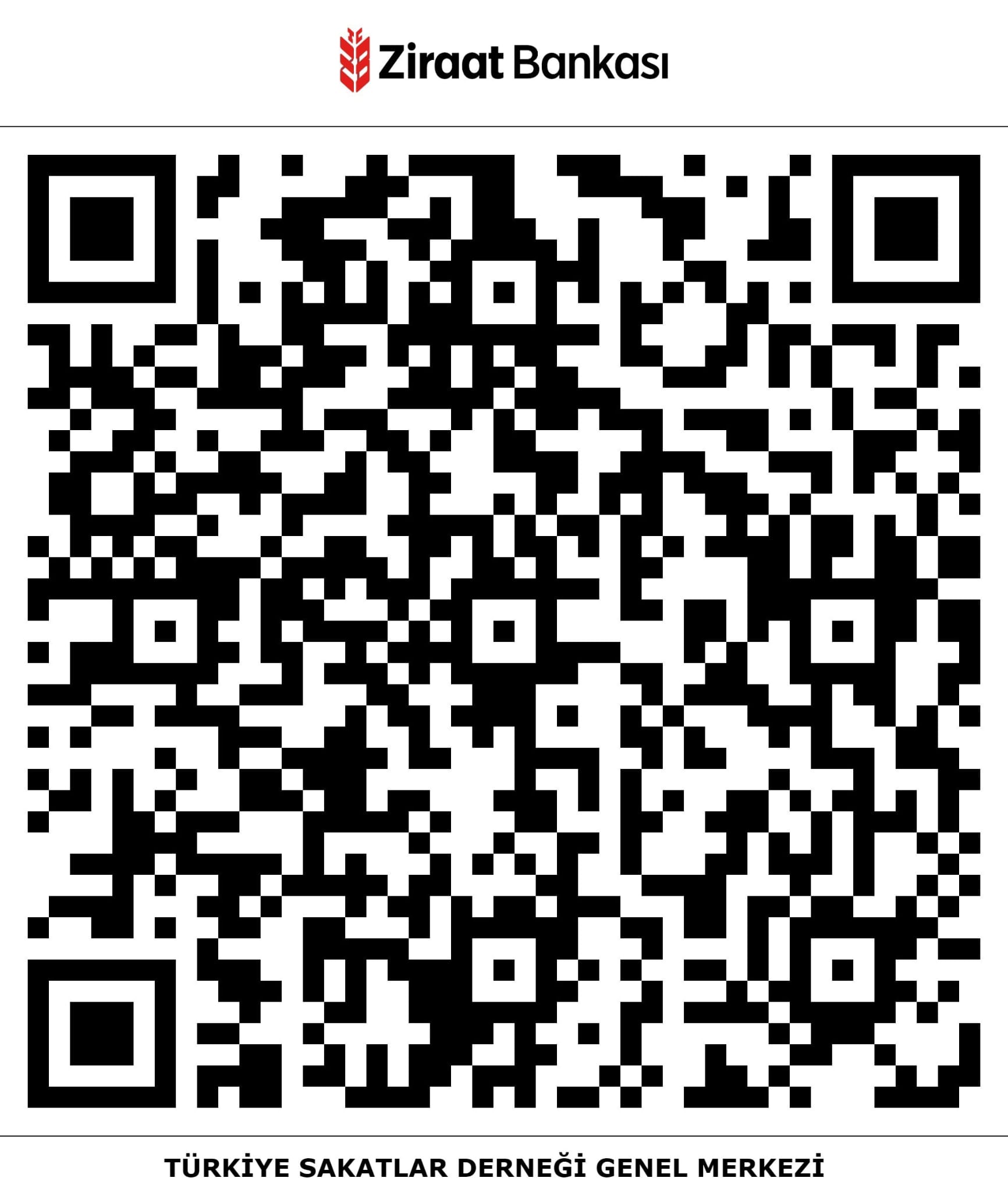TL hesabı (TR06 0001 0004 8800 0123 4550 18) için Ziraat Bankası resmî TR Karekod